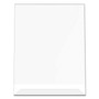 deflecto Classic Image Slanted Sign Holder, Portrait, 8.5 x 11 Insert, Clear (DEF69701) View Product Image