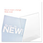 deflecto Classic Image Slanted Sign Holder, Portrait, 8.5 x 11 Insert, Clear