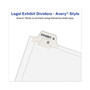 Avery; Individual Legal Exhibit Dividers - Avery Style (AVE01389) View Product Image