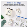 Avery Round Print-to-the Edge Labels with SureFeed and EasyPeel, 2" dia, Matte White, 300/Pack (AVE22877) View Product Image