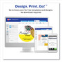 Avery Round Print-to-the Edge Labels with SureFeed and EasyPeel, 2" dia, Matte White, 300/Pack Avery Round Print-to-the Edge Labels with SureFeed and EasyPeel, 2" dia, Matte White, 300/Pack