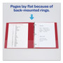 Avery Economy Non-View Binder with Round Rings, 3 Rings, 1" Capacity, 11 x 8.5, Red, (3310)