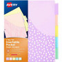 Avery Big Tab Plastic Dividers with Pockets, 5-Tab (07714 - 5 x Divider(s) - 5 - 5 Tab(s)/Set - 9.3" Divider Width x 11.25" Divider Length - 3 Hole Punched
