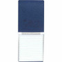 ACCO PRESSTEX Unburst Sheet Covers - 6" Binder Capacity - 9 1/2" x 11" Sheet Size - Dark Blue - Recycled - Retractable Filing Hooks, Hanging System, Moisture Resistant, Water Resistant