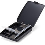 Officemate Storage Clipboard, 1" Cap, 8-1/2"x11", 6-Comp, Charcoal (OIC83333) View Product Image