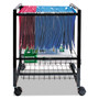 Advantus Mobile File Cart with Sliding Baskets, Metal, 2 Drawers, 1 Bin, 12.88" x 15" x 21.13", Black (AVT34075) View Product Image