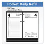 AT-A-GLANCE Desk Calendar Refill, 3.5 x 6, White Sheets, 2024 (AAGE71750) View Product Image