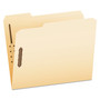 Pendaflex Manila Fastener Folders, 1/3-Cut Tabs, 2 Fasteners, Letter Size, Manila Exterior, 50/Box
