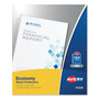 Avery Top-Load Sheet Protector, Economy Gauge, Letter, Clear, 100/Box
