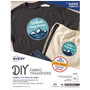 Avery Fabric Transfers for Dark-Colored Fabrics, 8.5 x 11, White, 5/Pack