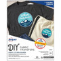 Avery Iron-on Transfer Paper - Letter - 8 1/2" x 11" - Matte - Fade Resistant, Crack Resistant, Long Lasting, Heat-seal Backing, Stretchable, Washable
