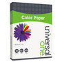Universal Deluxe Colored Paper, 20 lb Bond Weight, 8.5 x 11, Green, 500/Ream (UNV11203) View Product Image