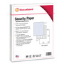 DocuGard Standard Medical Security Paper - Letter - 8 1/2" x 11" - 24 lb Basis Weight - Tamper Resistant, CMS Approved - Blue