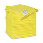 Boardwalk Microfiber Cleaning Cloths, 16 x 16, Yellow, 24/Pack BWK16YELCLOTHV2