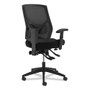 HON Crio High-Back Task Chair with Asynchronous Control, Supports Up to 250 lb, 18" to 22" Seat Height, Black (BSXVL582SB11T) View Product Image