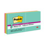 Post-it Dispenser Notes Super Sticky Pop-up 3 x 3 Note Refill, 3" x 3", Supernova Neons Collection Colors, 90 Sheets/Pad, 6 Pads/Pack