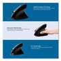 Adesso iMouse E10 Wireless Vertical Ergonomic USB Mouse, 2.4 GHz Frequency/33 ft Wireless Range, Right Hand Use, Black