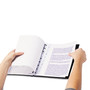 Blueline MiracleBind Notebook, 1-Subject, Medium/College Rule, Black Cover, (75) 11 x 9.06 Sheets