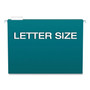 Pendaflex Recycled Hanging File Folders, Letter Size, 1/5-Cut Tabs, Assorted Colors, 25/Box