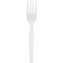 Genuine Joe Plastic Forks, Heavyweight, 100/BX, White (GJO0010430) View Product Image