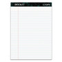 TOPS Docket Ruled Perforated Pads, Wide/Legal Rule, 50 White 8.5 x 11.75 Sheets, 6/Pack