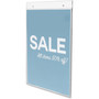 deflecto Classic Image Wall-Mount Sign Holder, Portrait, 8.5 x 11, Clear