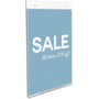 deflecto Classic Image Wall-Mount Sign Holder, Portrait, 8.5 x 11, Clear