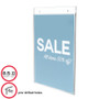 deflecto Classic Image Wall-Mount Sign Holder, Portrait, 8.5 x 11, Clear