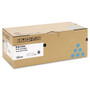 Ricoh 406345 Toner, 2,500 Page-Yield, Cyan (RIC406345) View Product Image