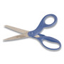 Westcott Titanium Bonded Scissors, 8" Long, 3.5" Cut Length, Straight Navy Handle