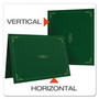 Oxford Certificate Holder, 11.25 x 8.75, Green, 5/Pack (OXF29900605BGD) View Product Image