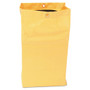 Rubbermaid Commercial Zippered Vinyl Cleaning Cart Bag, 24 gal, , 17.25" x 30.5", Yellow (RCP1966719) View Product Image