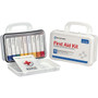 First Aid Only ANSI 10-unit First Aid Kit - 64 x Piece(s) - 4.6" Height x 7.7" Width x 2.4" Depth - Plastic Case - White