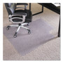 ES Robbins EverLife Intensive Use Chair Mat for High Pile Carpet, Rectangular with Lip, 36 x 48, Clear