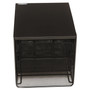 Safco 3 Drawer Hospitality Organizer, 7 Compartments, 11.5 x 8.25 x 8.25, Black