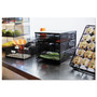 Safco 3 Drawer Hospitality Organizer, 7 Compartments, 11.5 x 8.25 x 8.25, Black