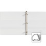 Avery Durable View Binder with DuraHinge and EZD Rings, 3 Rings, 1" Capacity, 11 x 8.5, White, (9301)