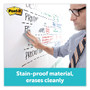 Post-it Dry Erase Surface, 50 ft x 4 ft, White Surface (MMMDEF50X4) View Product Image