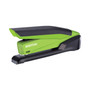 Bostitch InPower One-Finger 3-in-1 Desktop Stapler with Antimicrobial Protection, 20-Sheet Capacity, Green/Black