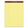 TOPS "The Legal Pad" Ruled Perforated Pads, Wide/Legal Rule, 50 Canary-Yellow 8.5 x 11.75 Sheets, Dozen (TOP75351) View Product Image