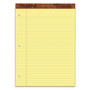 TOPS "The Legal Pad" Ruled Perforated Pads, Wide/Legal Rule, 50 Canary-Yellow 8.5 x 11.75 Sheets, Dozen (TOP75351)