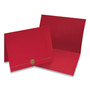 Great Papers! Classic Crest Certificate Covers, 9.38 x 12, Red, 5/Pack