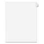 Avery Preprinted Legal Exhibit Side Tab Index Dividers, Avery Style, 26-Tab, A, 11 x 8.5, White, 25/Pack, (1401) View Product Image