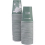 Eco-Products World Art Renewable and Compostable Hot Cups, 12 oz, Paper, Gray, 50/Pack, 20 Packs/Carton