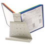 Durable VARIO Reference Desktop System, 10 Panels, Assorted Borders and Panels