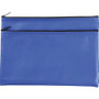 Sparco Carrying Case (Wallet) Cash, Check, Receipt, Office Supplies - Blue - Polyvinyl Chloride (PVC) Body - 11" Width x 6" Depth