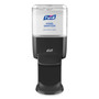 PURELL Push-Style Hand Sanitizer Dispenser, 1,200 mL, 5.25 x 8.56 x 12.13, Graphite