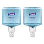 PURELL HEALTHY SOAP Gentle and Free Foam Refill, For ES6 Dispensers, Fragrance-Free, 1,200 mL, 2/Carton