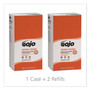 GOJO NATURAL ORANGE Pumice Hand Cleaner Refill, Citrus Scent, 5,000 mL, 2/Carton