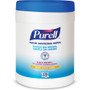 PURELL Sanitizing Hand Wipes, 6.75 x 6, Fresh Citrus, White, 270/Canister, 6 Canisters/Carton (GOJ911306CT) View Product Image